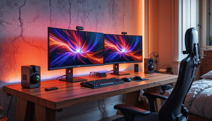 Gaming Bureau Eikenkleur